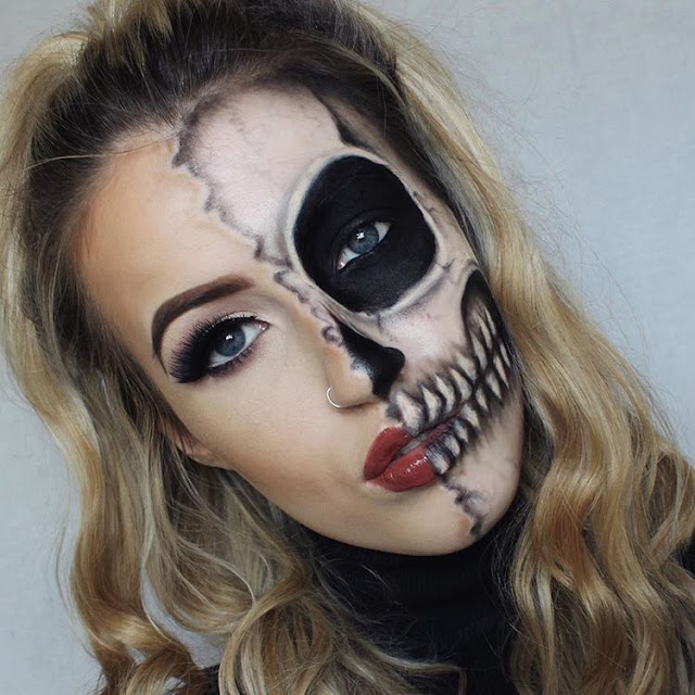 16 ToDieFor Skull Makeup Looks for Halloween Looking WowSome