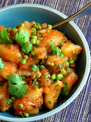 Potatoes, Peas, Curry, Aloo, Mattar, British, Indian