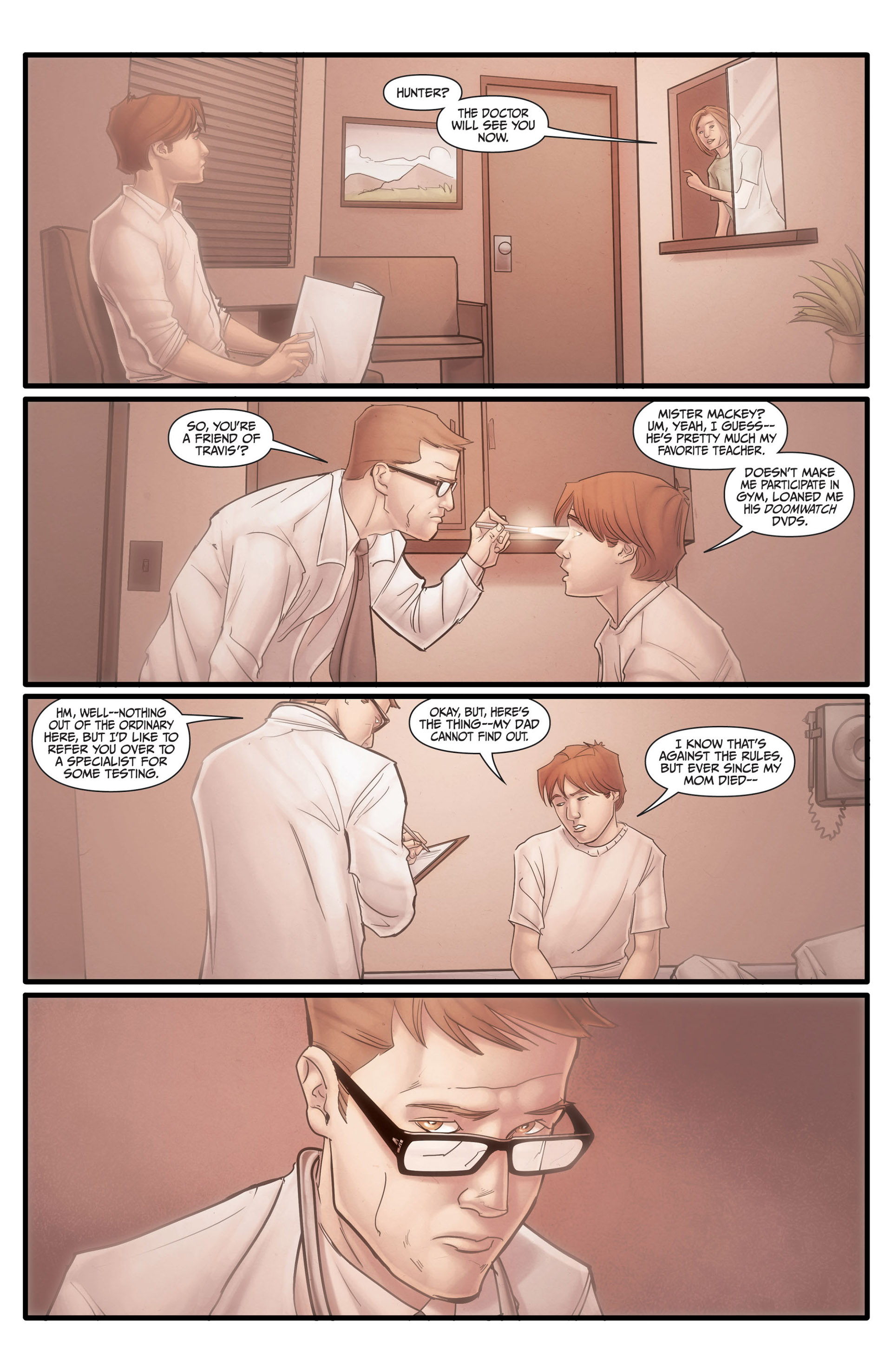 Read online Morning Glories comic -  Issue #8 - 23
