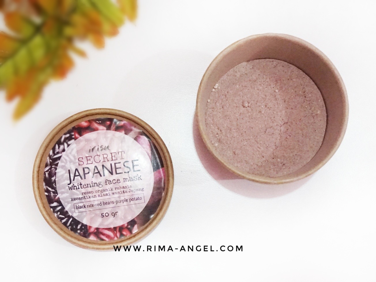 Review Irisu Secret Japanese Whitening Face Mask