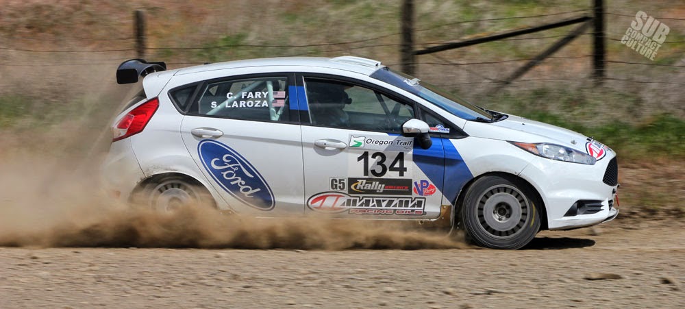 Ford Fiesta Rally Car at Oregon Trail Rally 2015