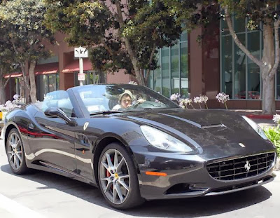 The cars of Harry Styles Ferrari California