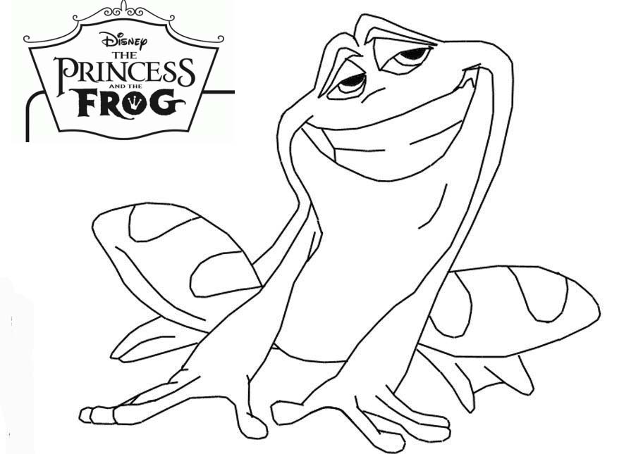 queen frog coloring pages for kids - photo #42