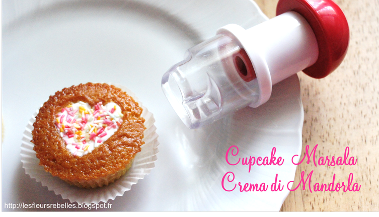 Recette Cupcakes crème d'amandes vin Marsala crema di mandorla