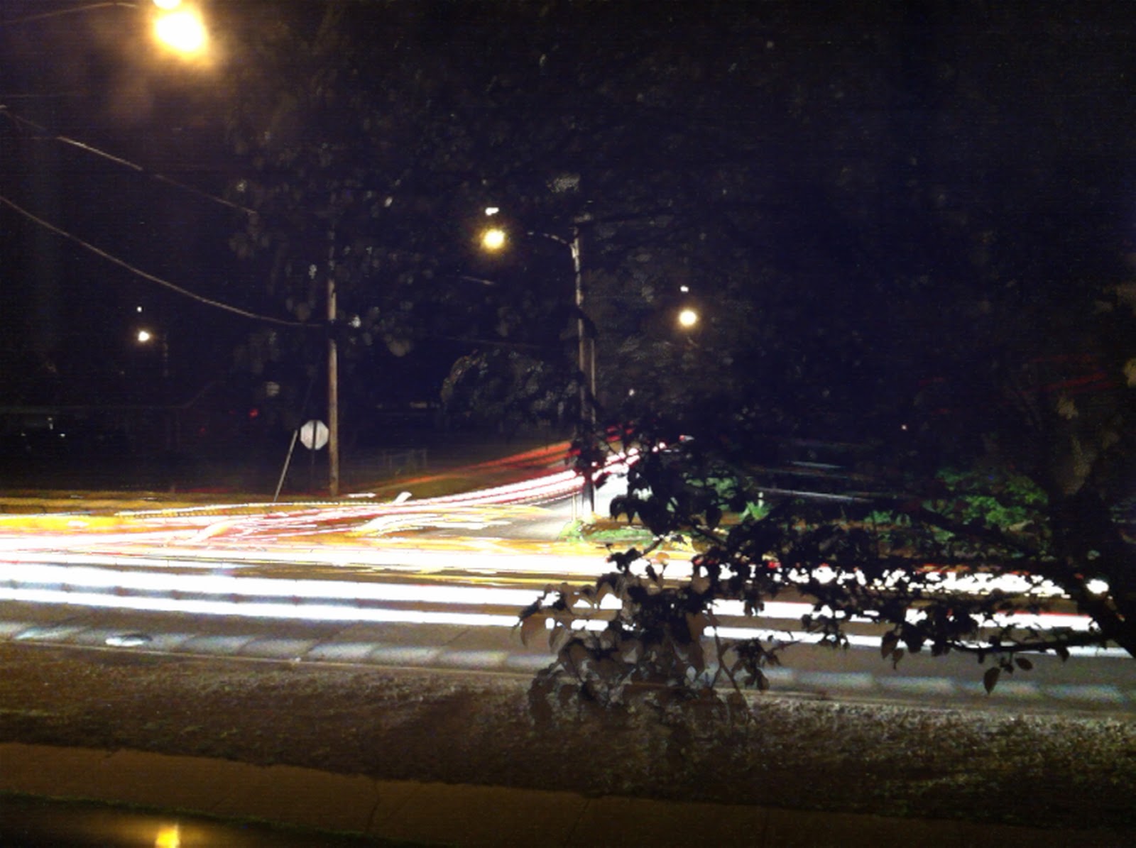 Car light trails using Slow Shutter Cam app [Stellar Neophyte Astronomy