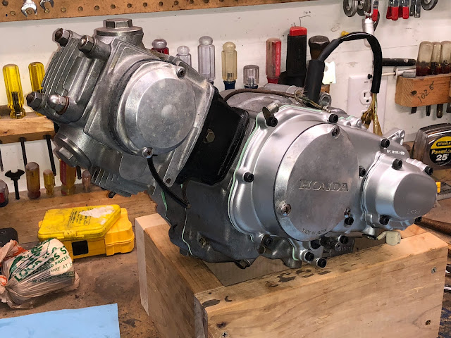 Honda CT90 engine rebuild