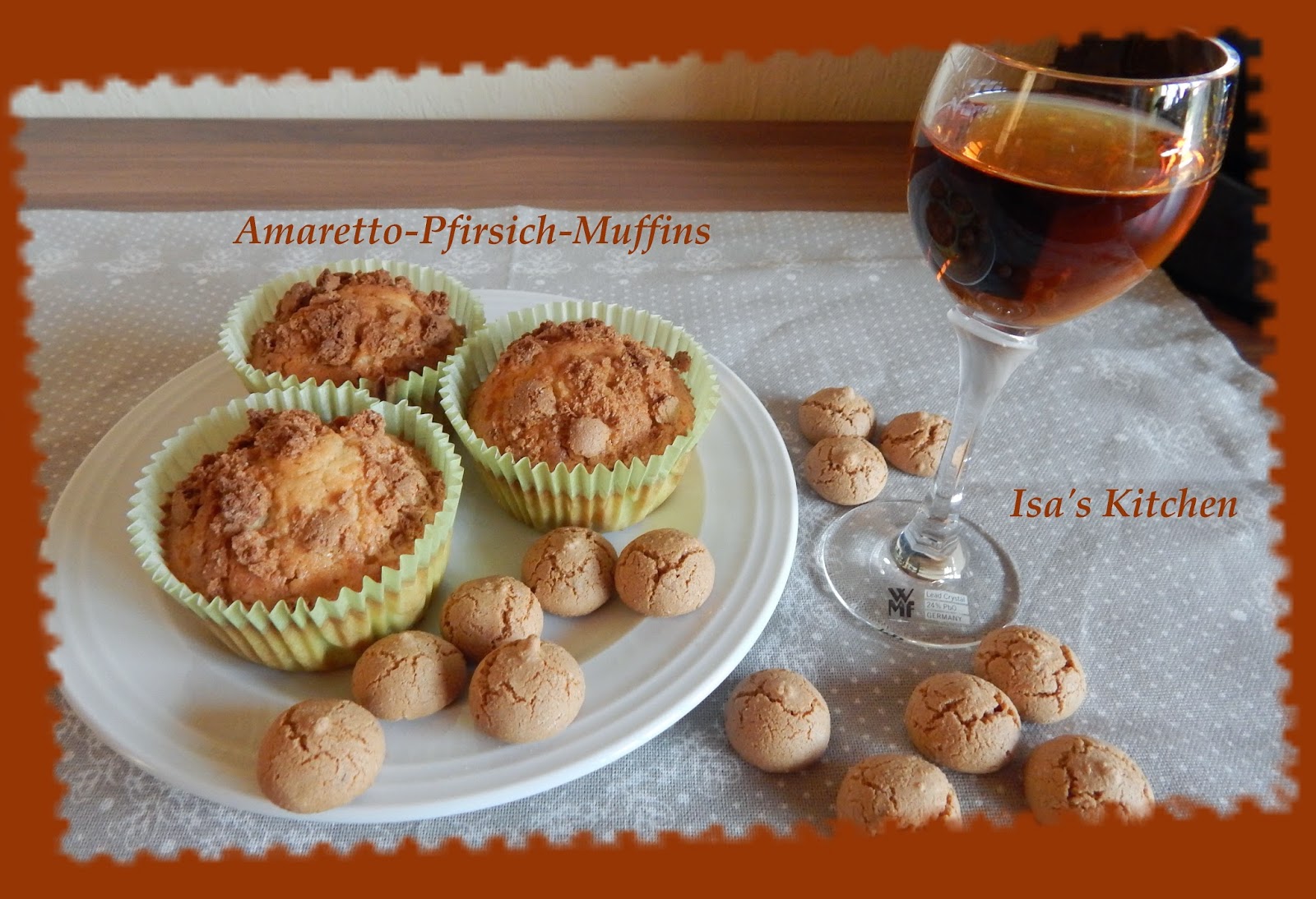 Isa&amp;#39;s Welt : Amaretto-Pfirsich-Muffins