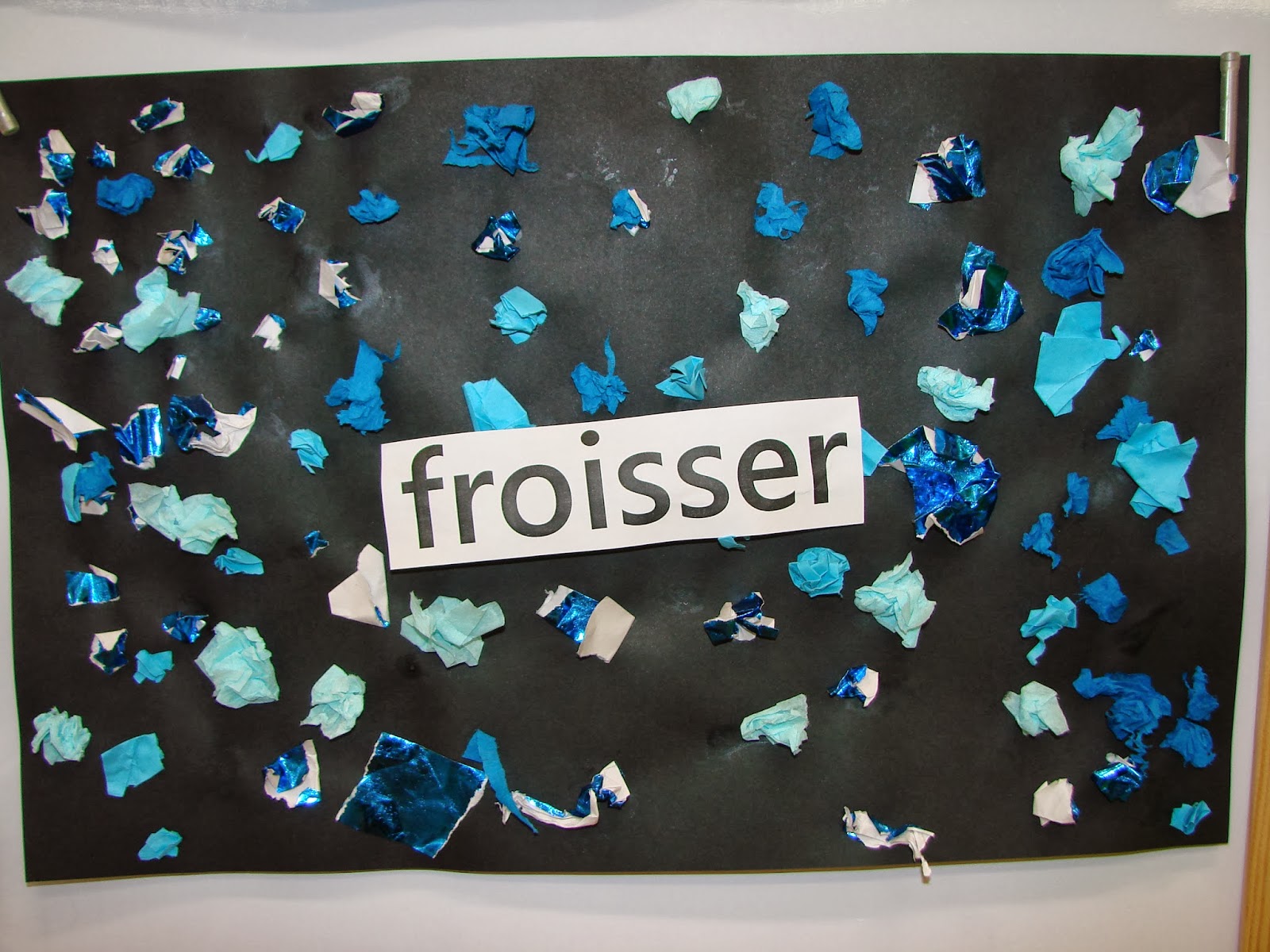la classe de mademoiselle violette: Froisser