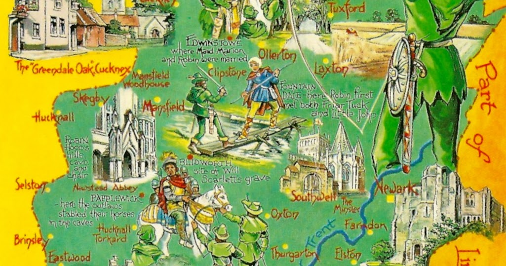 Robin hood sherwood builders карта. Карта Шервудского леса. Робин Гуд карта. Шервудский лес на карте Англии. Карта леса Робина Гуда.