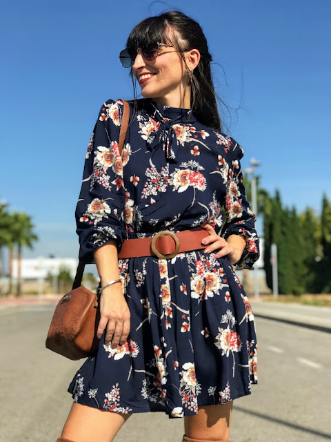 otoño 2018: Vestido Floral de Stardivarius