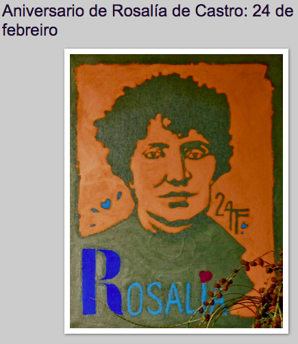 Rosalía de Castro Cuadro de Joseba García Plazuelo