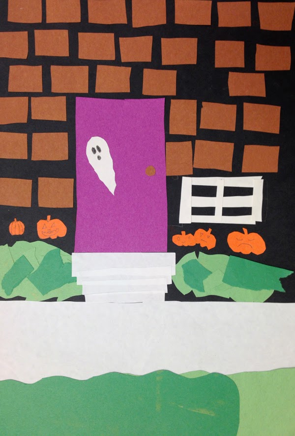 5th Grade Construction Paper Collage