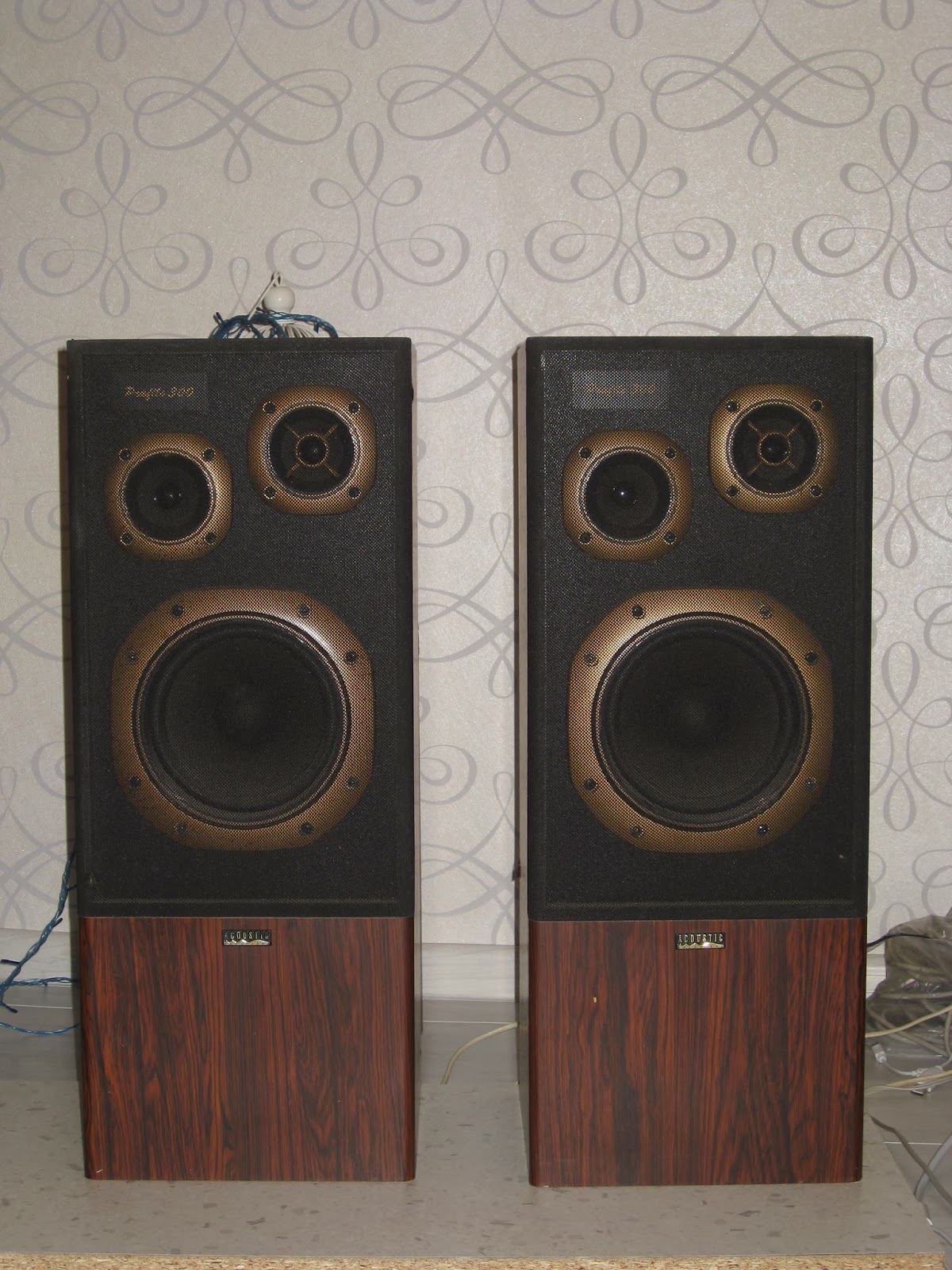 Infrequent Sound [sex.tex] technology Acoustic Solutions Profile 300 floor standing speakers