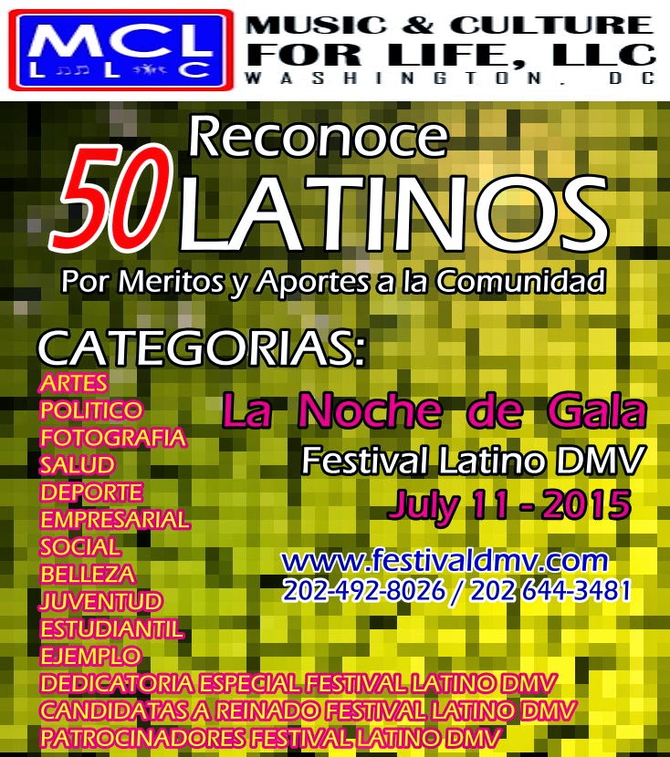 Festival Latino DMV 2015 Our calendar of events