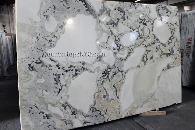 Caribbean island white Marble slab