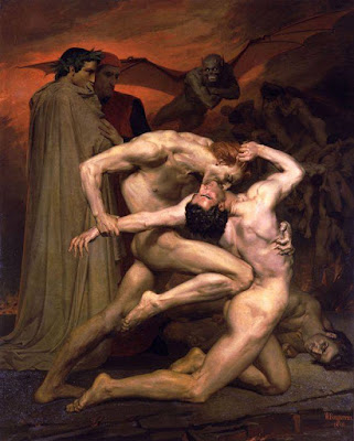 Dante And Virgil In Hell William-Adolphe Bouguereau Dante And Virgil In Hell - William-Adolphe Bouguereau