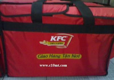 KFC trăn trở với Túi Giao Hàng