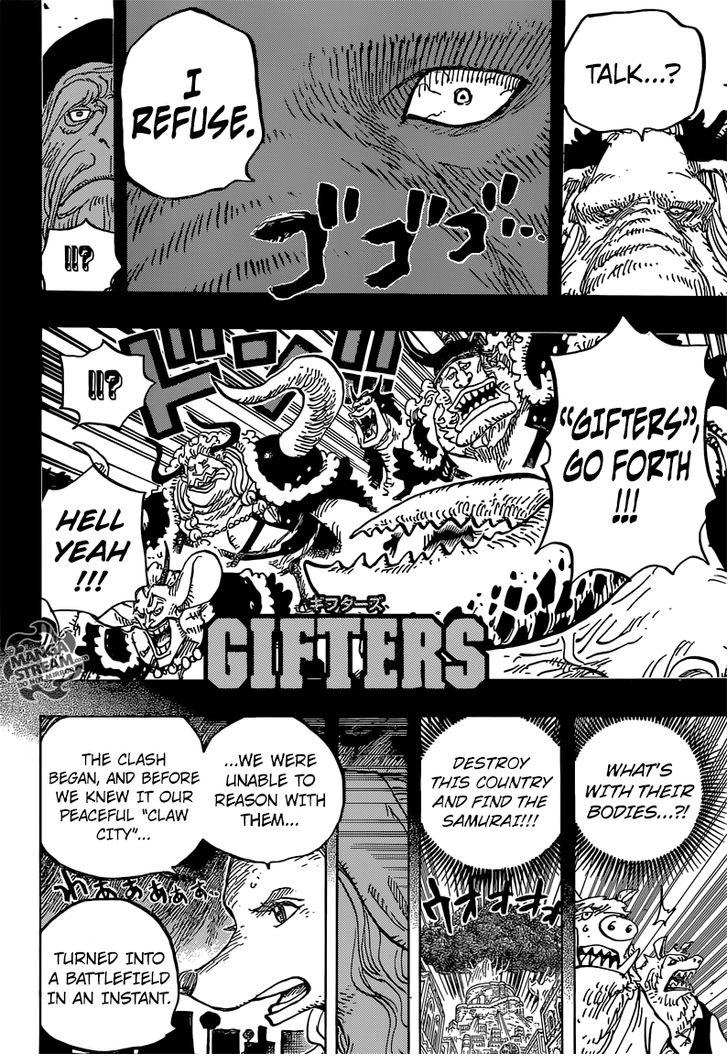 One Piece Ch 808: Duke Inuarashi