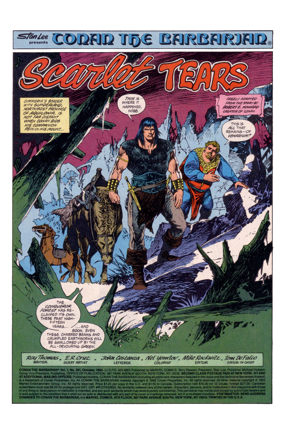 Read online Conan the Barbarian (1970) comic -  Issue #261 - 2