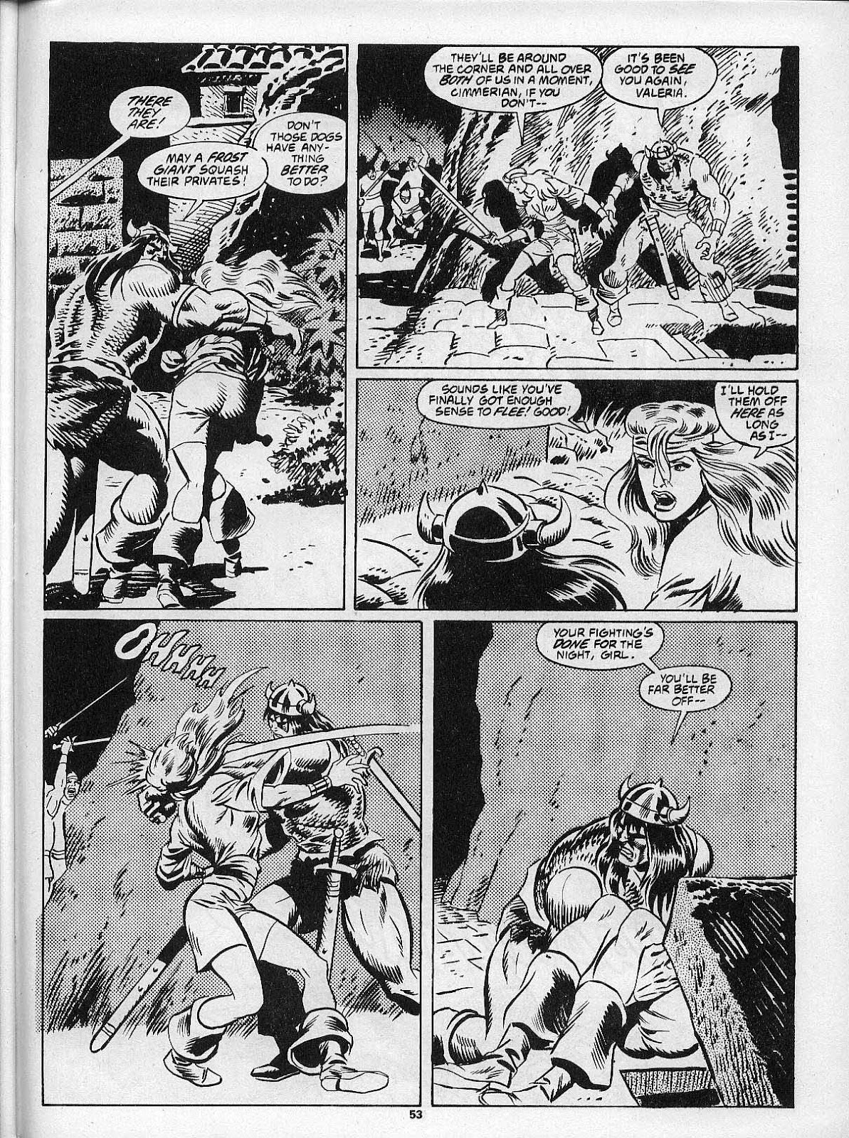 The Savage Sword Of Conan issue 201 - Page 55