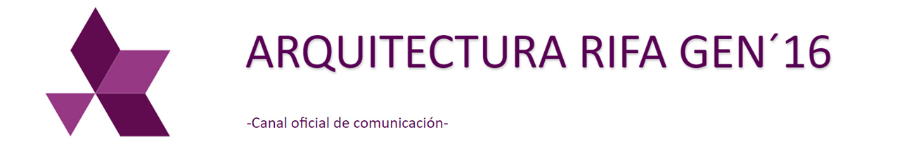 ARQUITECTURA RIFA GEN´16