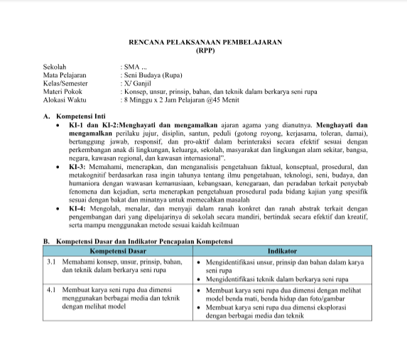Contoh Rpp K13 Sma Guru Ilmu Sosial
