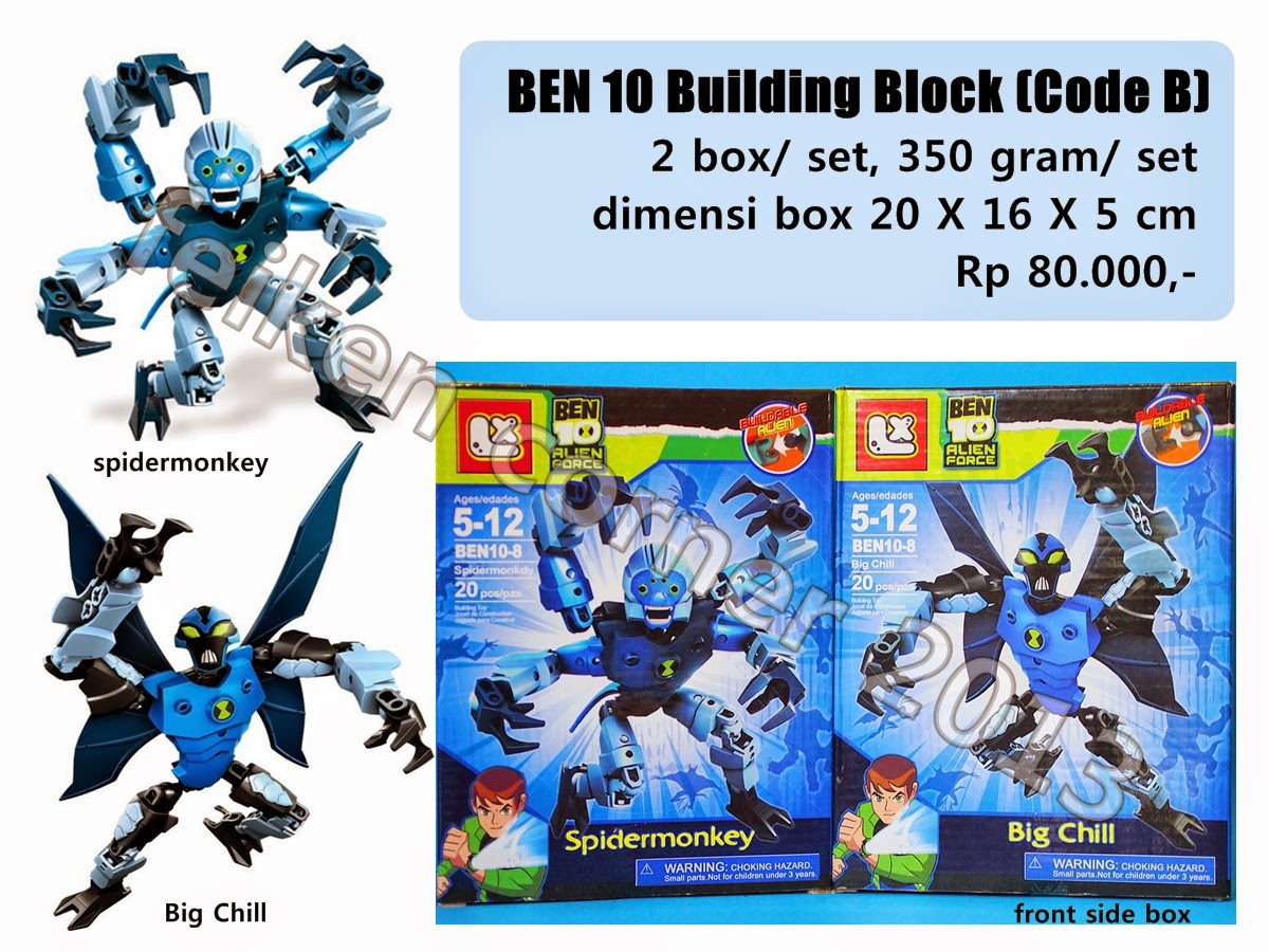 Feiken Corner Building Blocks Ben 10