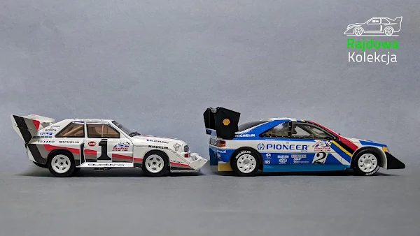 Minichamps Audi Sport Quattro S1 PP and Spark Peugeot 405 T16 PP - Pikes Peak Winners 1987, 1988