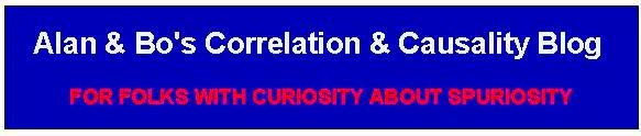 Alan & Bo's Correlation & Causality Blog