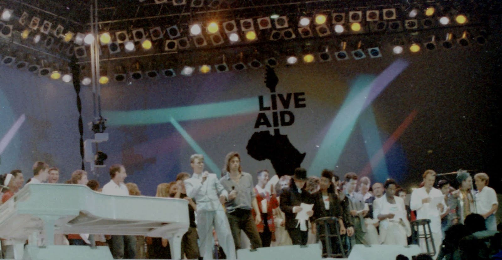 Seizoensgebonden Band Aid Finale Live Aid Wembleystadium Londen Engeland juli '85