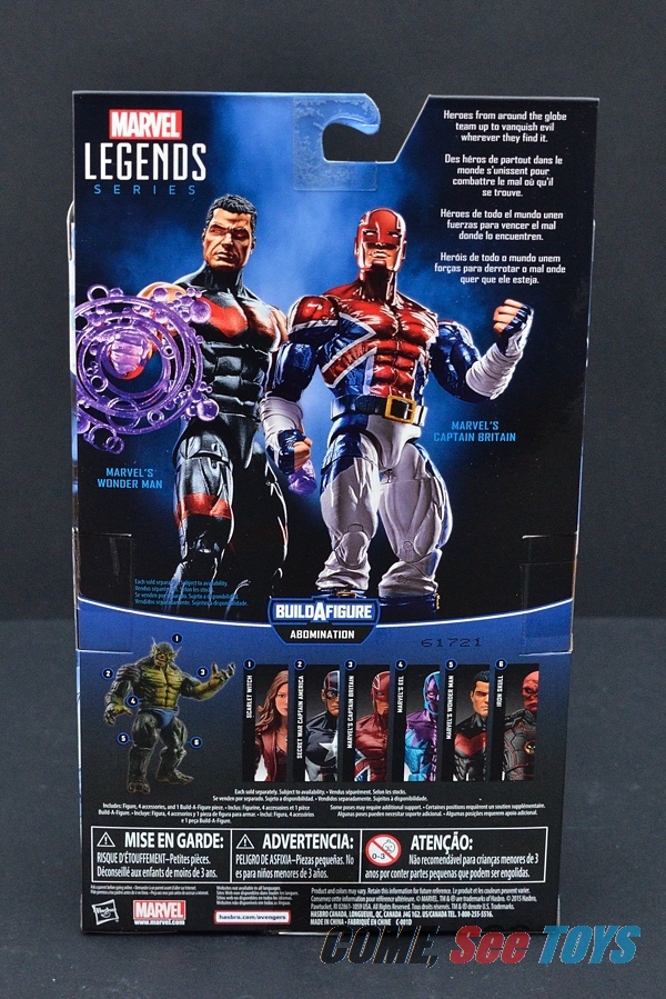 colateral Perspicaz Ya que Come, See Toys: Marvel Legends Series Wonder Man (Energized Emissaries)