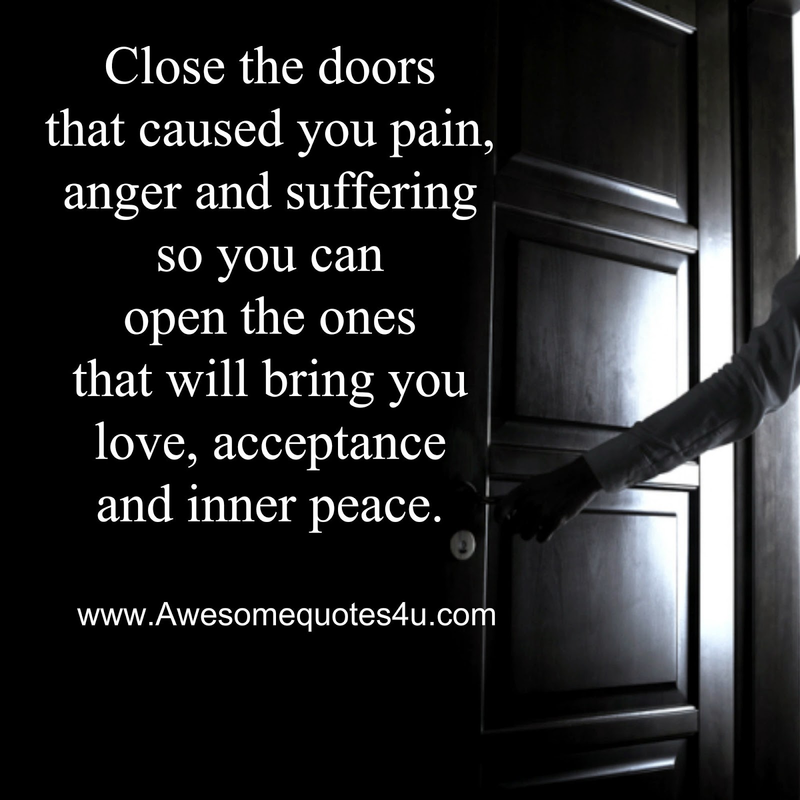 Some Doors Need To Close