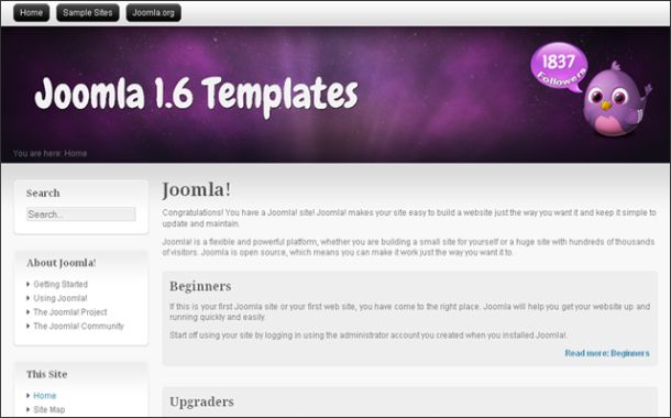 Free CSS Anomalous Purple Template