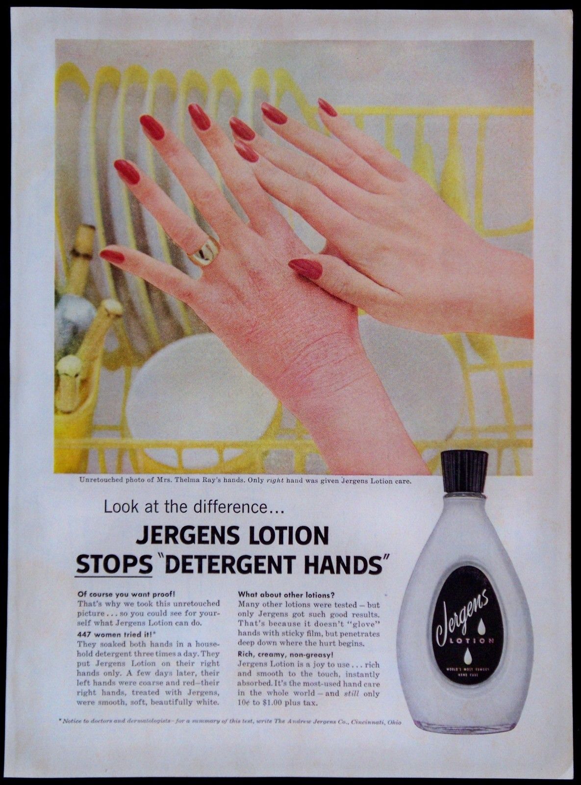 gold country girls Then And Now 106 Jergens Lotion, Revisited