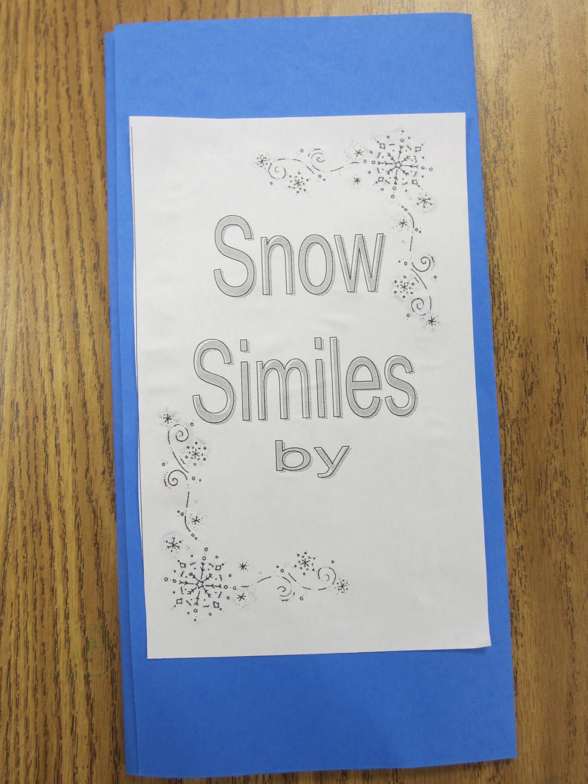 Simply The Classroom: Snowflake Similes