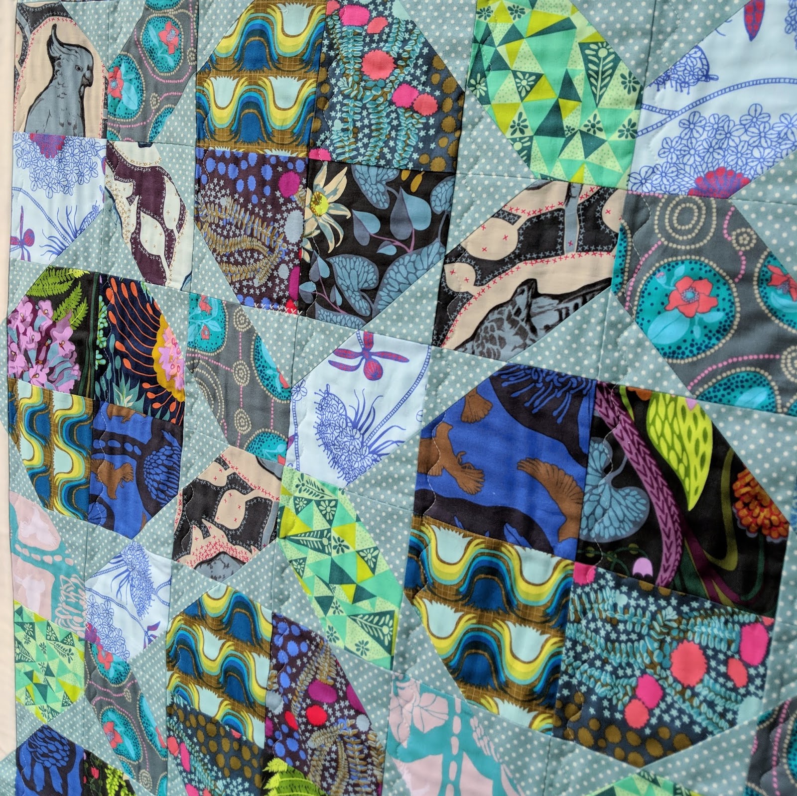 fourpatch flip quilt / CHARM ABOUT YOU