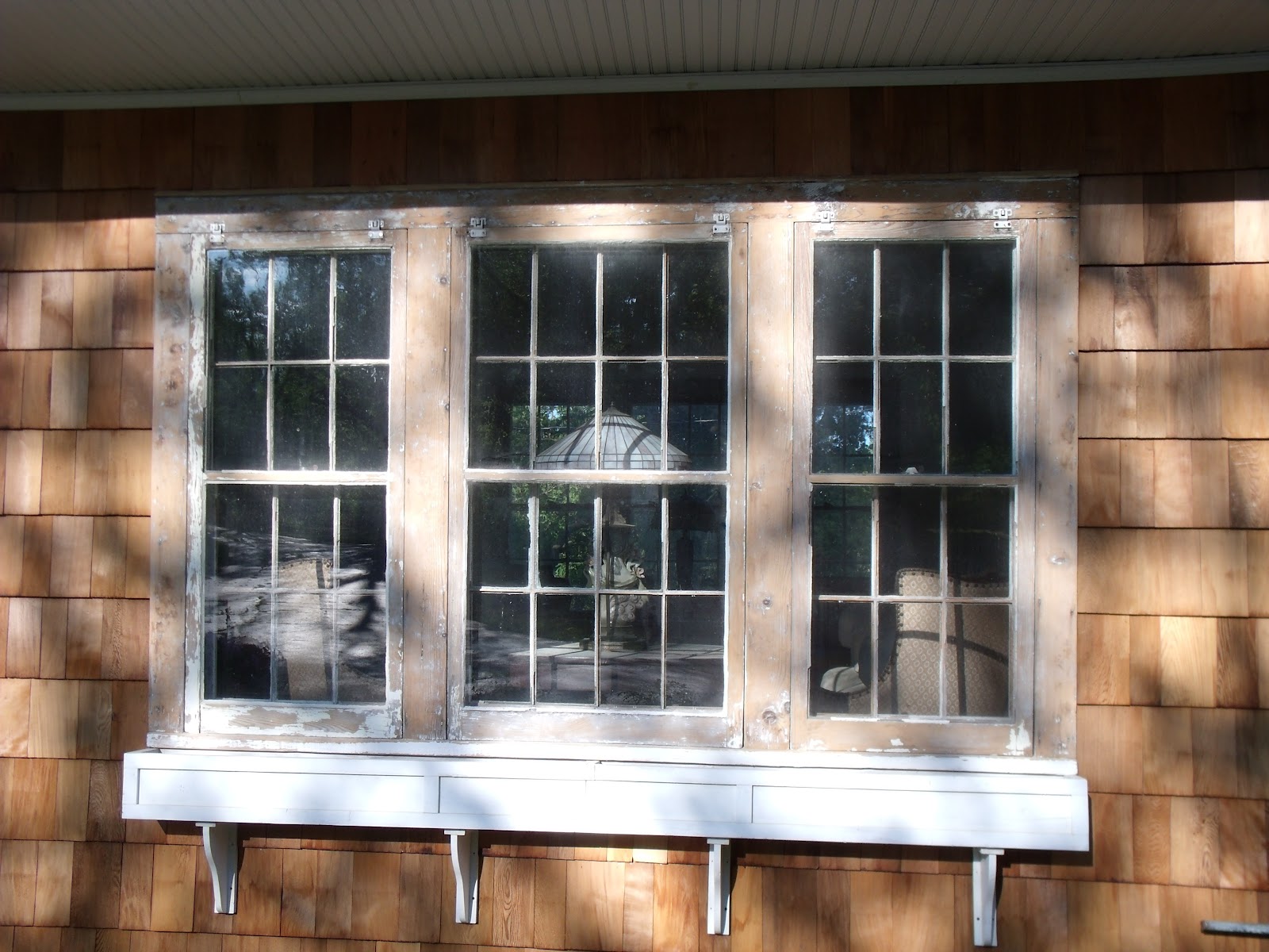 Gear Acres at Top of the Hill Sanding Vintage Storm Doors