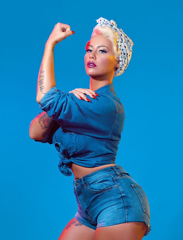 Amber Rose channels feminist icons in sexy shoot for Paper mag
