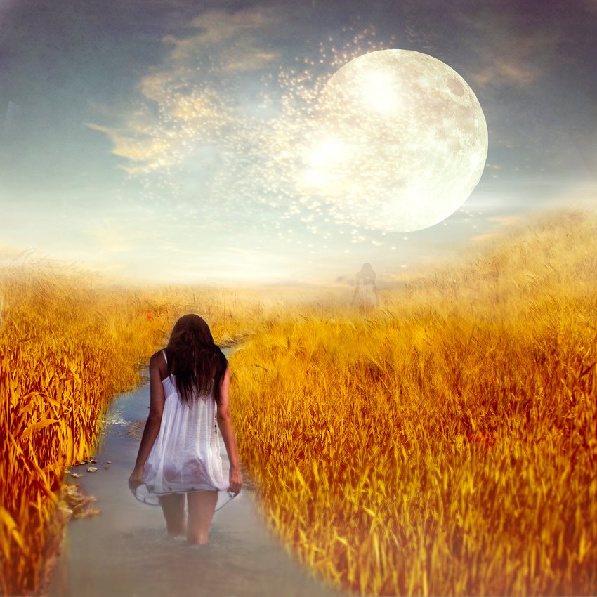 Женщина уходящая в даль картинки и рисунки