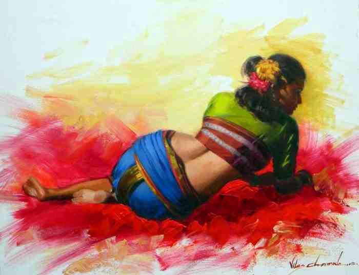 Индийский художник. Vilas Chormale