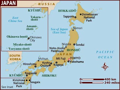 Japan Map Political Regional