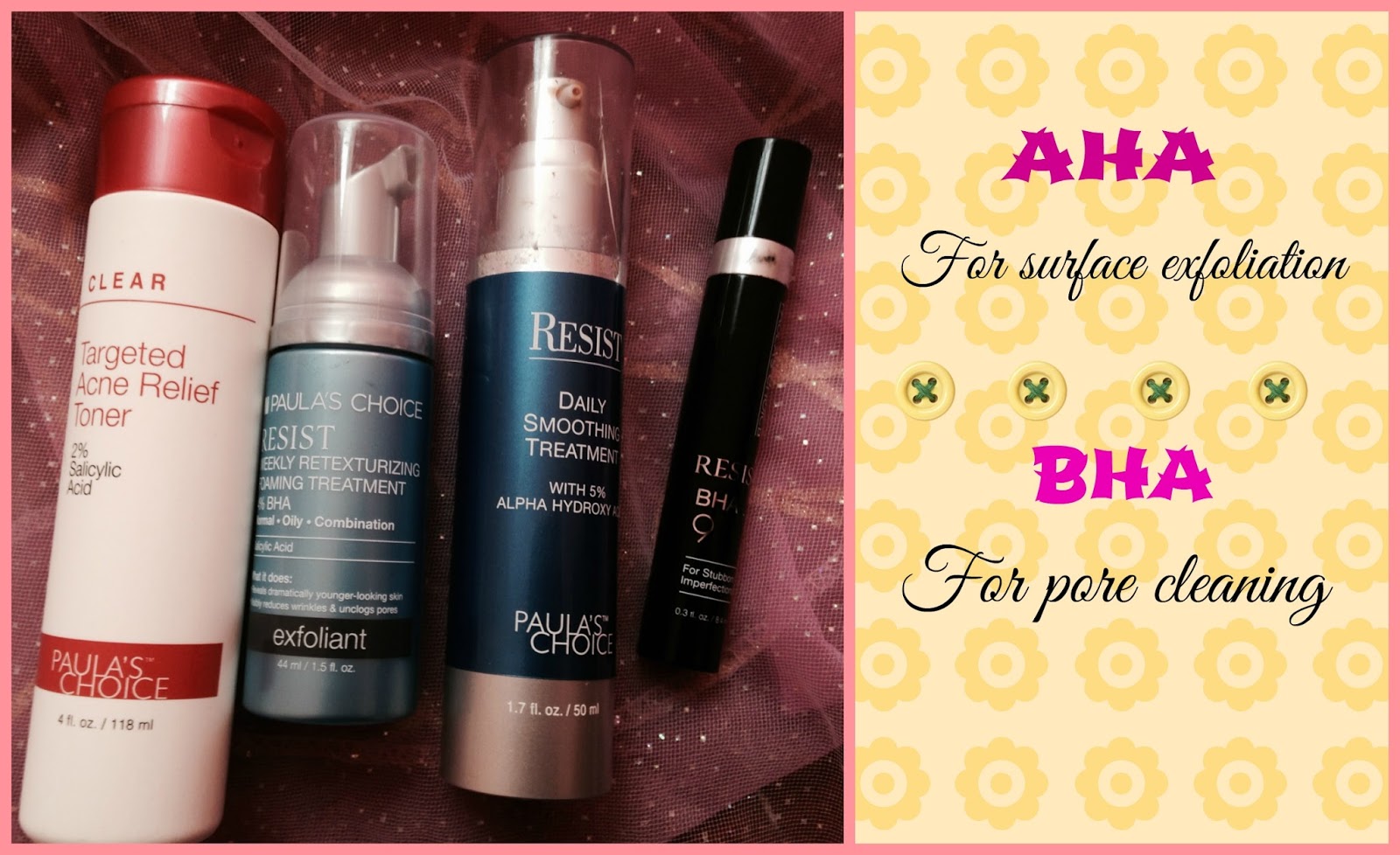 Review Cách Dùng AHA Chi Tiết trong Routine và Các Sản Phẩm AHA Khuyên Dùng