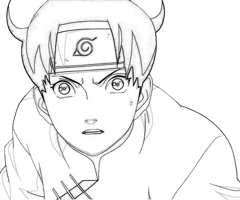 Tenten Naruto Coloring Portrait Another.