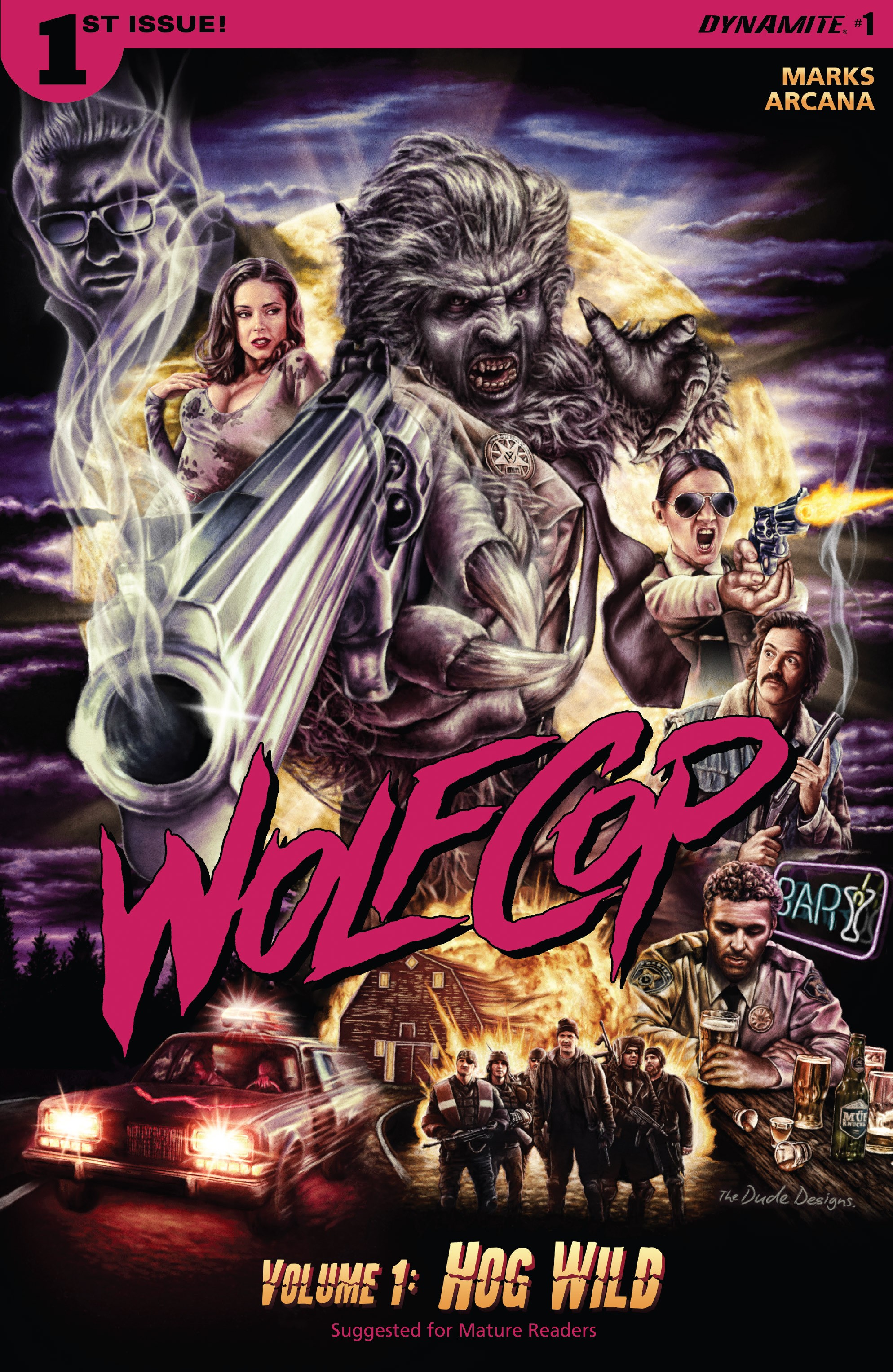 Read online Wolfcop comic -  Issue #1 - 1