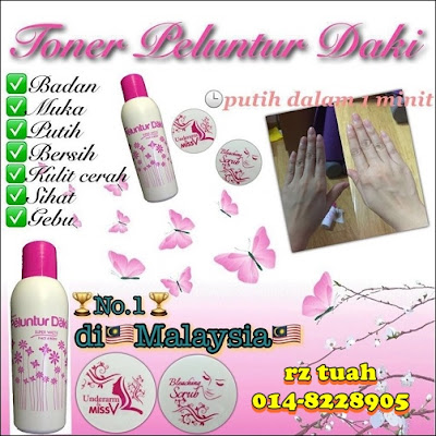 toner peluntur daki murah original