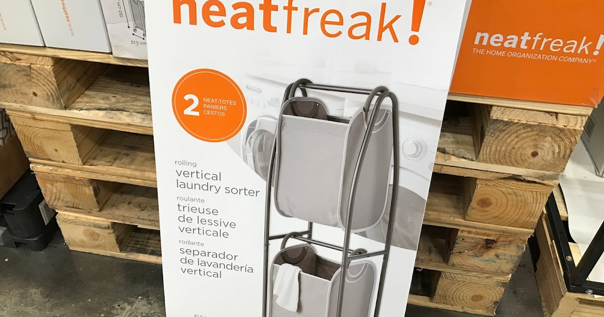NeatFreak Rolling Vertical Laundry Sorter Costco Weekender