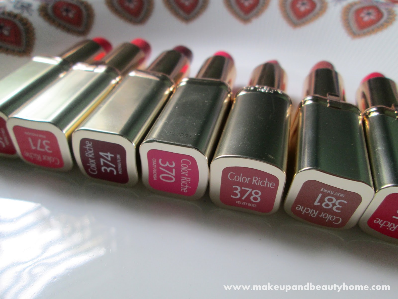 7 L’Oreal Paris Color Riche Matte Mania Lipsticks Swatches and Photos.