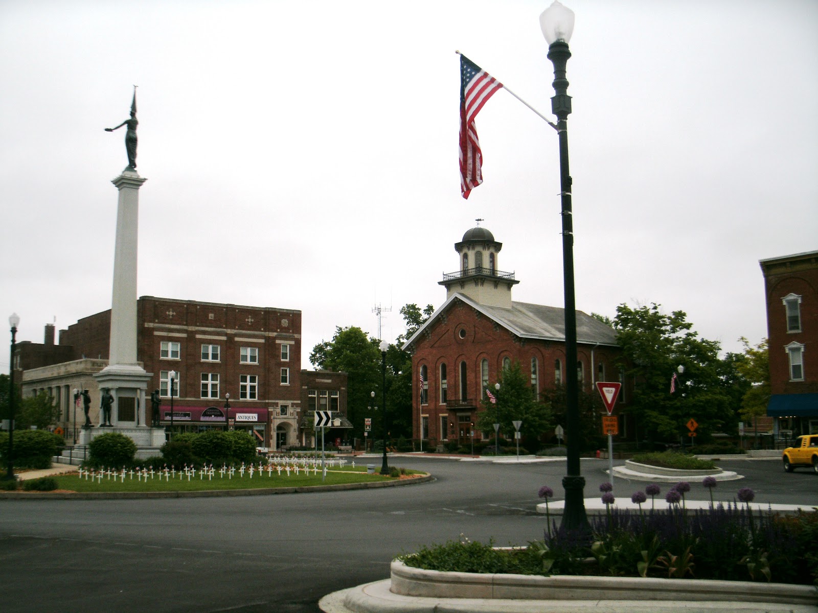 Hoosier Happenings Angola's Public Square Second only to Monument Circle