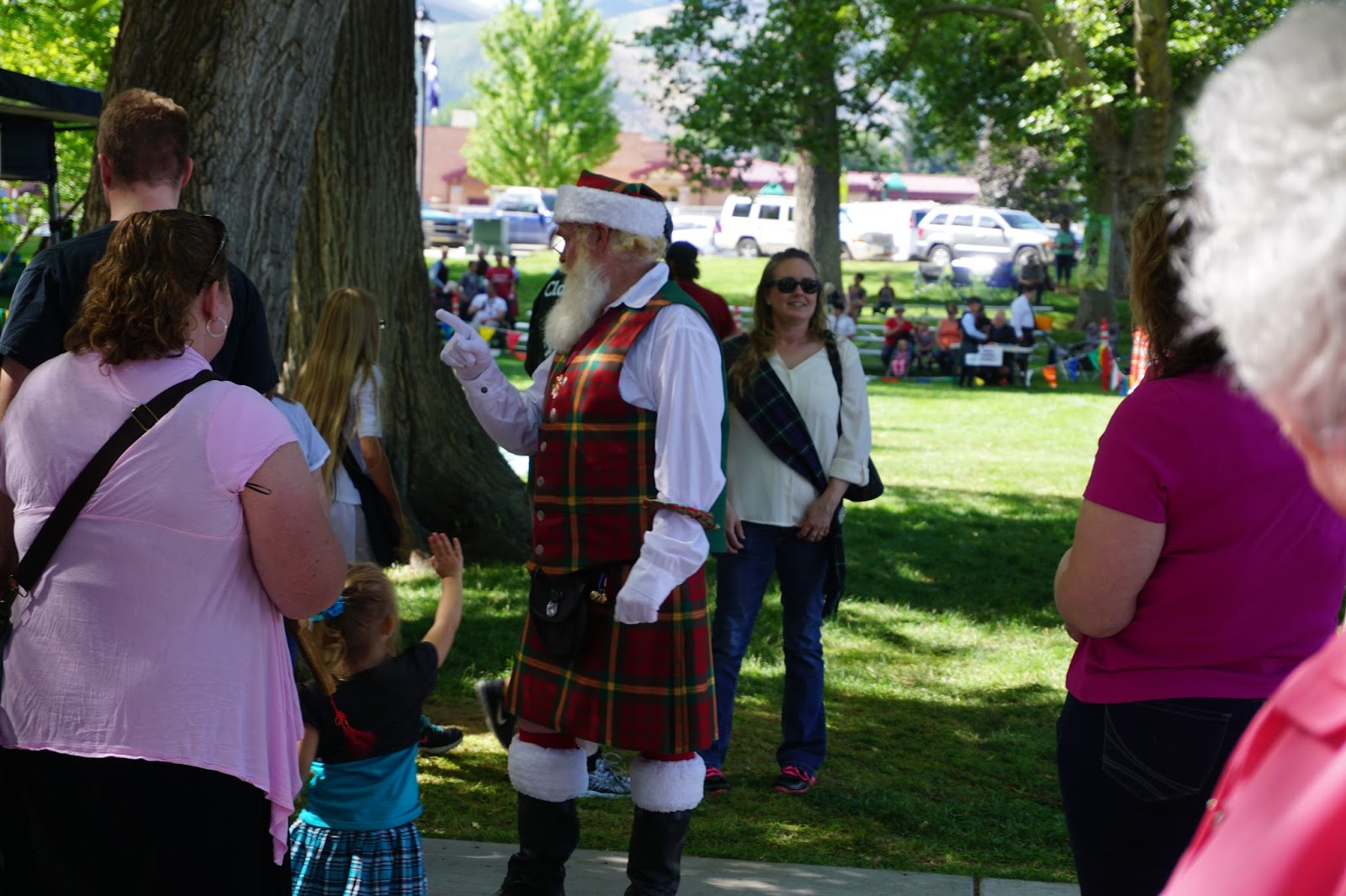 Kazakhstanding Tall Summer Vacation in Utah Scottish Festival in Payson