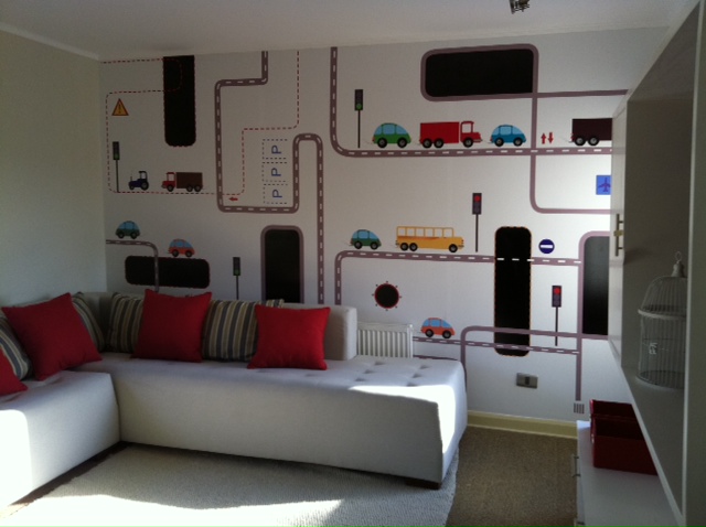 MARCELA PINTO B.: Papel Mural: vehículos